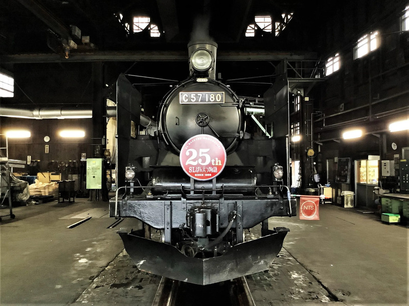 C57 180蒸気機関車 記念資料 C57 180】SLばんえつ物語盛夏【磐越西線】運行開始25周年記念HM