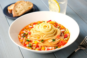 ガスパチョ風冷製パスタのレシピ・作り方