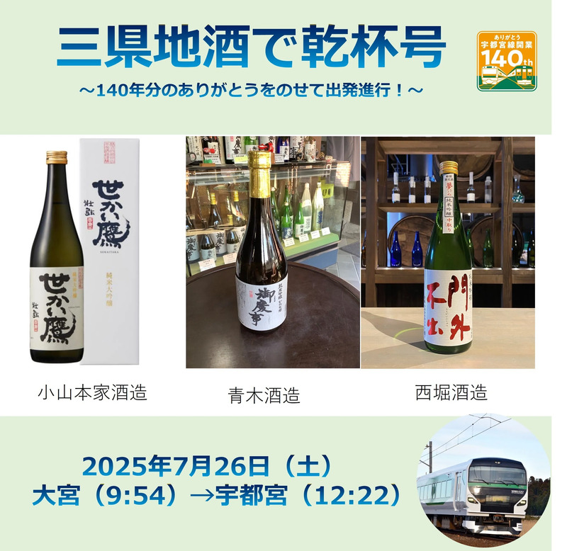 関東鉄道創立70周年果実酒