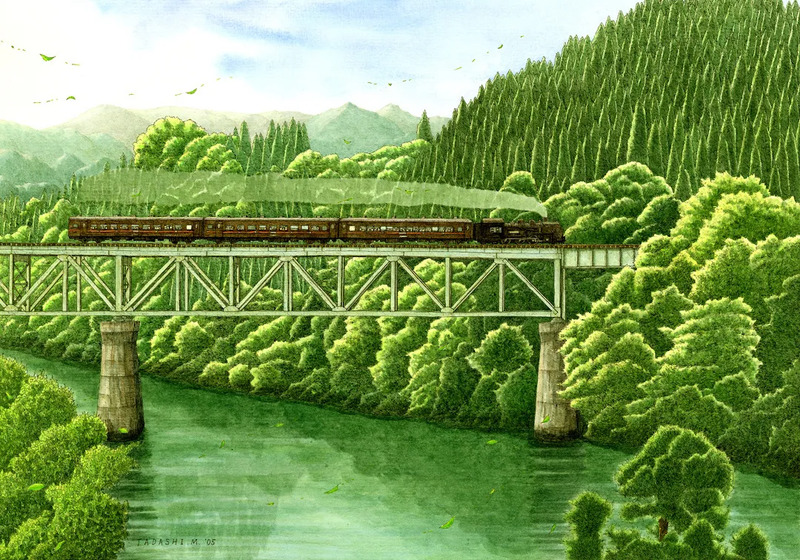 池袋＆福島開催】鉄道風景画家・松本忠 氏 作品展＆絵画販売情報