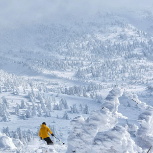 A Scenic Railway Journey Through Snow Country