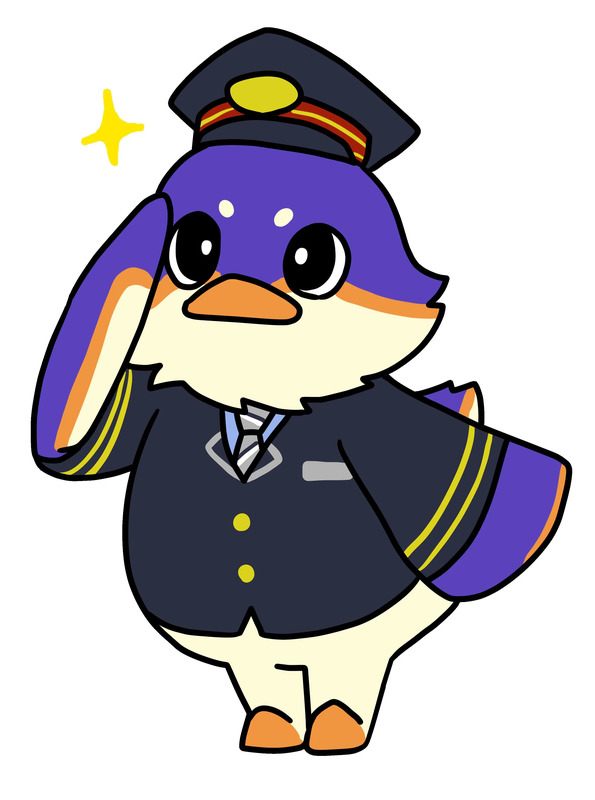 JR東日本山形エリアのマスコットキャラクター「つどりぃ」をご紹介