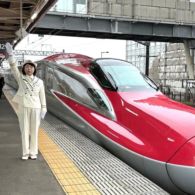 【JRE MALLふるさと納税】「大曲駅だけ！スイッチバックする秋田新幹線『こまち号』に合図体験！」