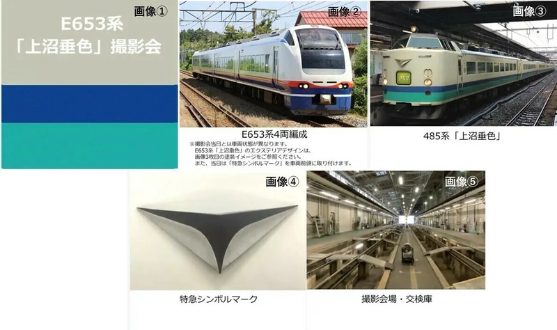 E653系に懐かしの「上沼垂色」カラーリングが登場!?撮影会も実施