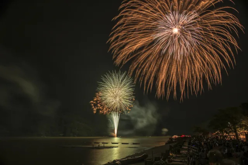 神奈川 花火 さがみ湖湖上祭花火大会