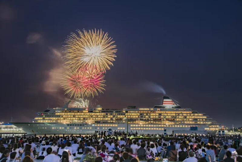 神奈川 花火 横浜ナイトフラワーズ