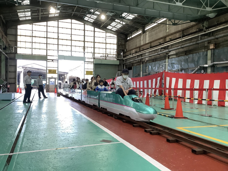ミニ新幹線乗車体験