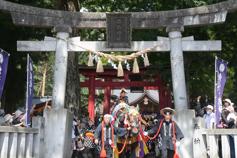 チャグチャグ馬コ出発時の様子