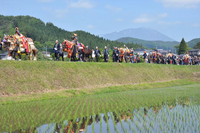 チャグチャグ馬コ行進の様子