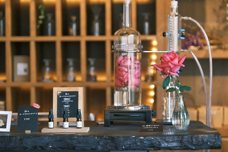 いばらきフラワーパーク バラのアロマミスト