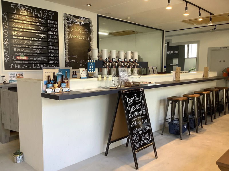 スリラービーチブルワリー店内