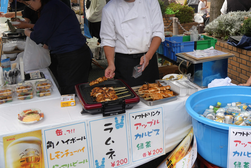地元飲食店の料理