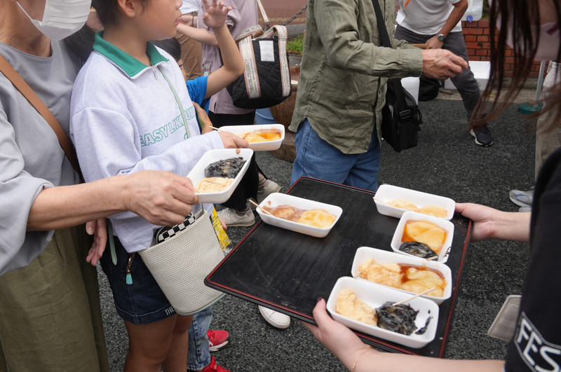 大人気のお餅のお振舞い