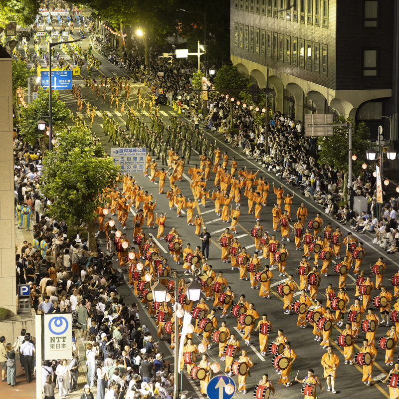 盛岡三颯舞,岩手 夏季祭