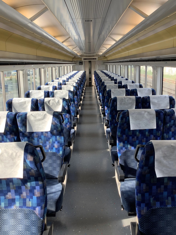JR東日本E257系車内