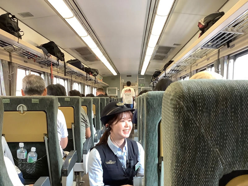 類似イベント開催時の車内の様子