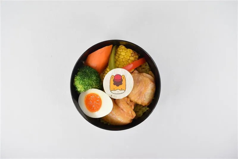 カレー風味のぐんまちゃん弁当