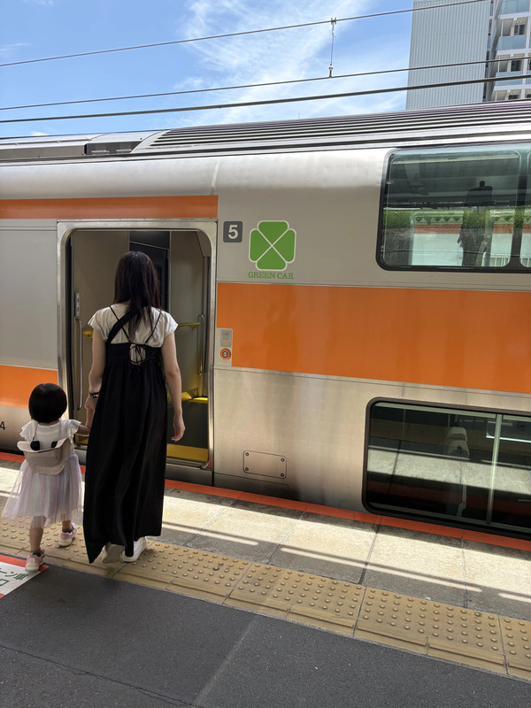 中央線快速・青梅線グリーン車に乗ってオリジナル電車カードを