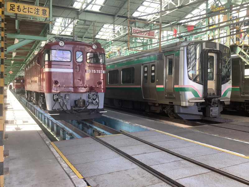 ありがとうED75！ 758・759ラスト撮影会 in 仙台車両センター
