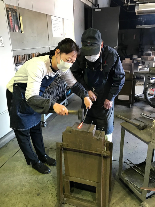三条鍛冶道場で体験