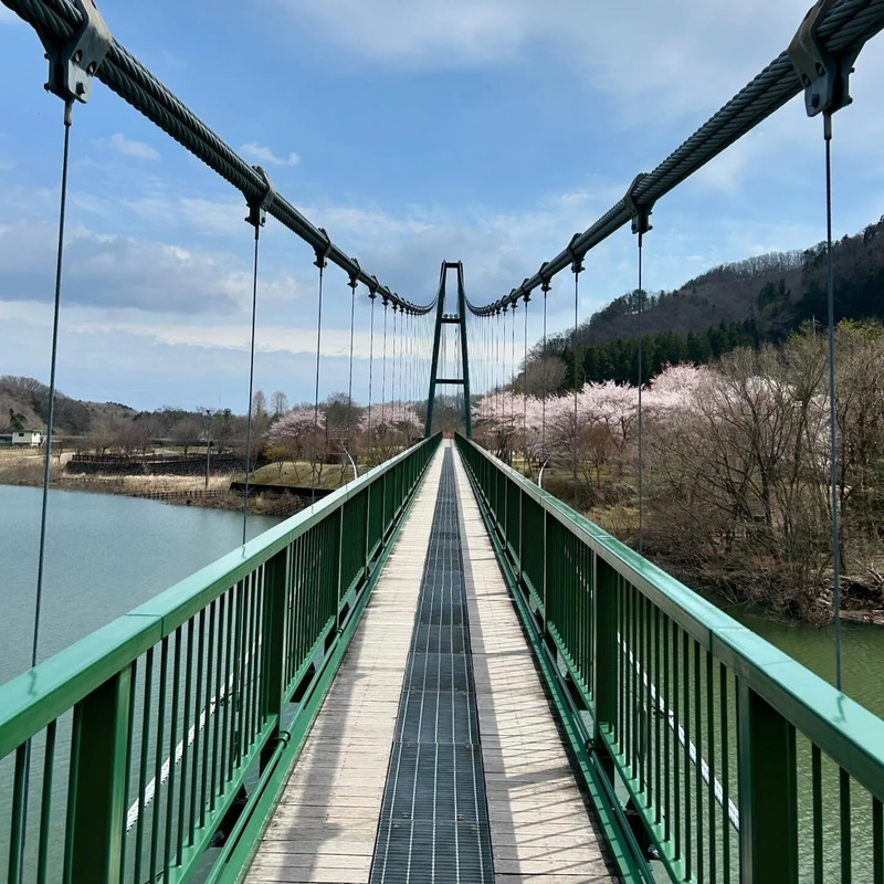 もみじ谷大吊橋　那須塩原　避暑旅
