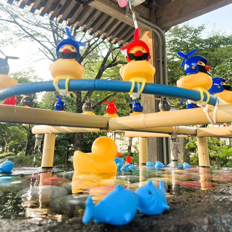 涼しげな装飾　かわいい　女子旅