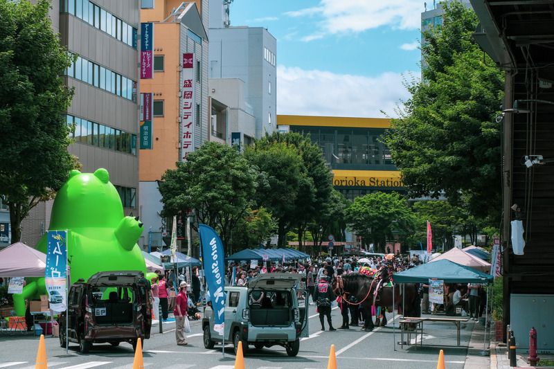 もりおか駅前開運ホコテン,盛岡駅,盛岡駅イベント,盛岡駅まつり