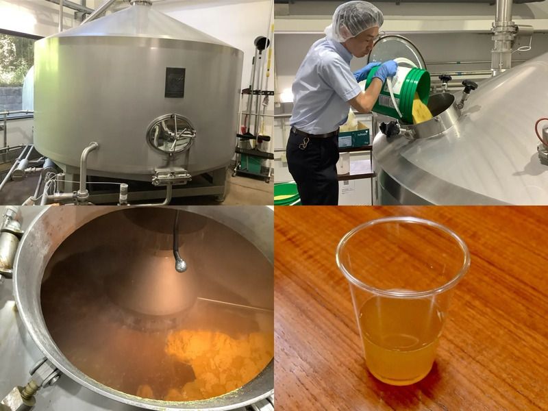 ビールの仕込み