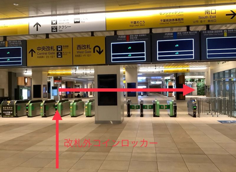 JR千葉駅中央改札口