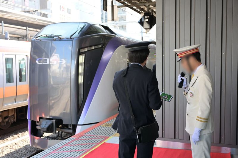 ふるさと納税鉄道体験 ホーム放送