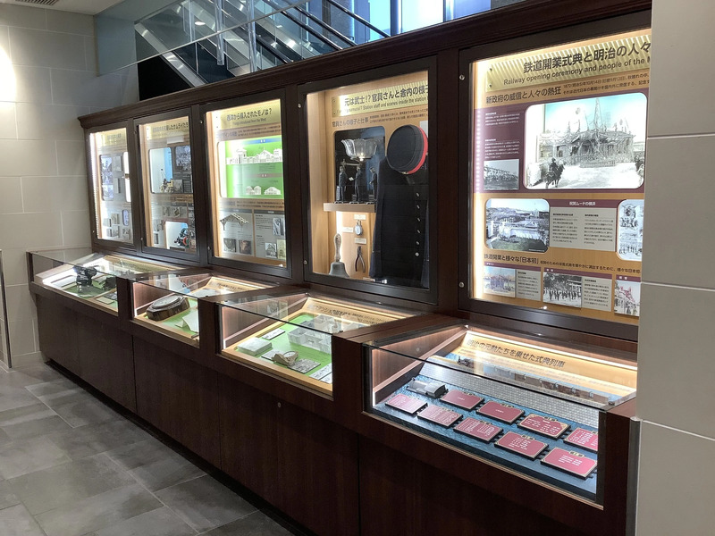 電車の歴史を学べる展示