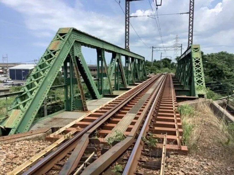 信越貨物支線(外線)の鉄橋
