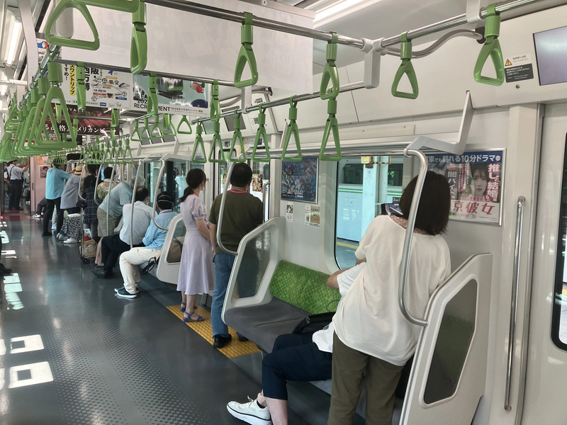 東京まるっと山手線の車内の様子