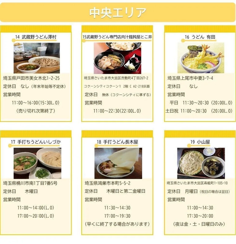 埼玉うっどーん！スタンプラリー中央