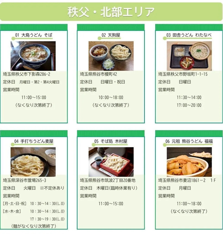 埼玉うっどーん！スタンプラリー秩父