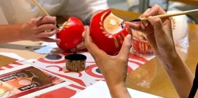 上州ぐんま産直市,だるま絵付け体験