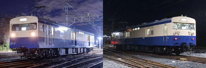 【夜】クモユニ143単独撮影