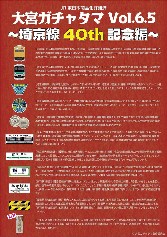 【激レア・コンプ9種類】大宮ガチャVol 5.5～鉄道のまち大宮編～ 激レア・コンプ9種類】大宮ガチャVol 5.5～鉄道のまち大宮編～