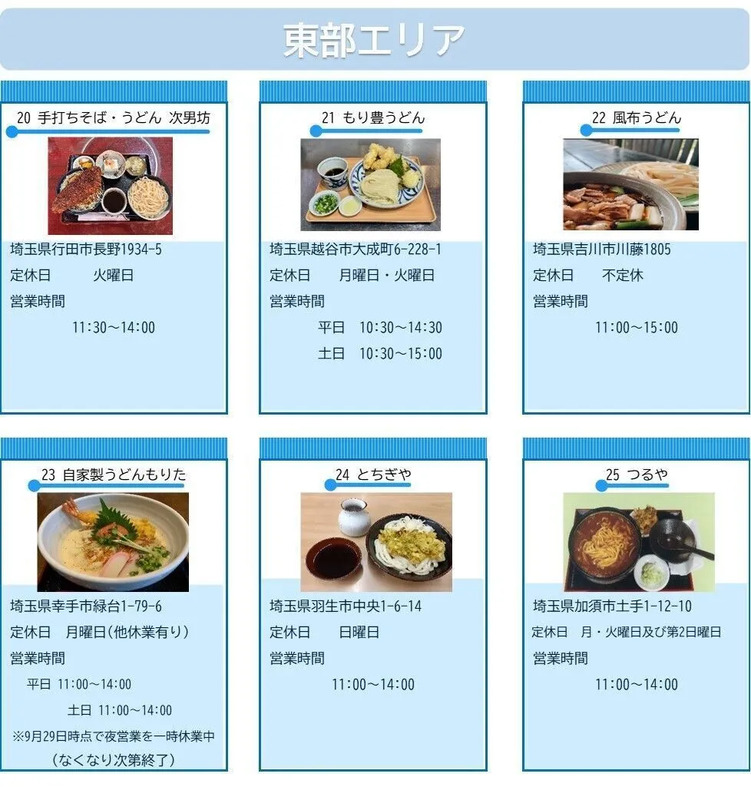 埼玉うっどーん！スタンプラリー