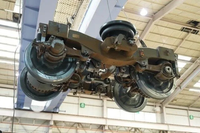 台車被せ作業実演