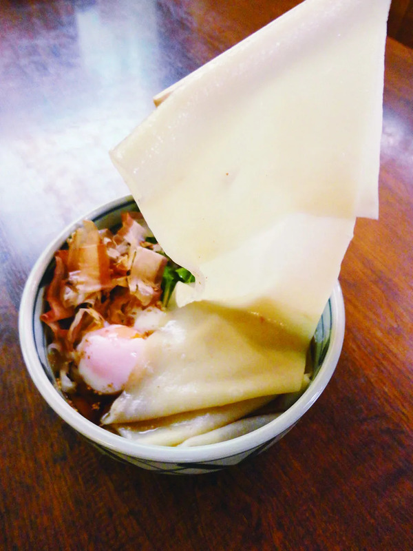 長木屋の川幅うどん