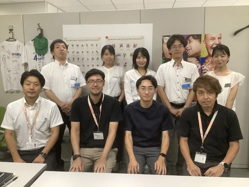 前列：東京都スポーツ推進本部の皆さま