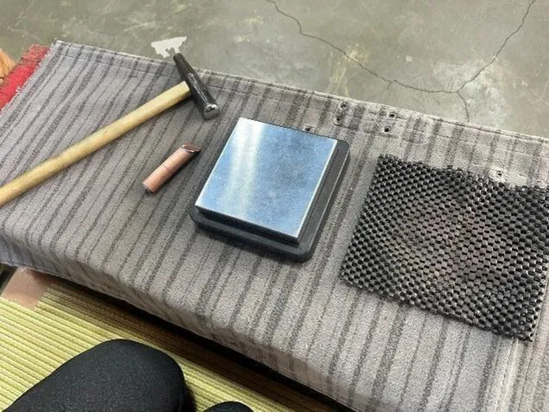 ワークショップ道具 第37回 新幹線車両基地まつり イベント 東北新幹線 トロリ線 箸置きづくり ワークショップ