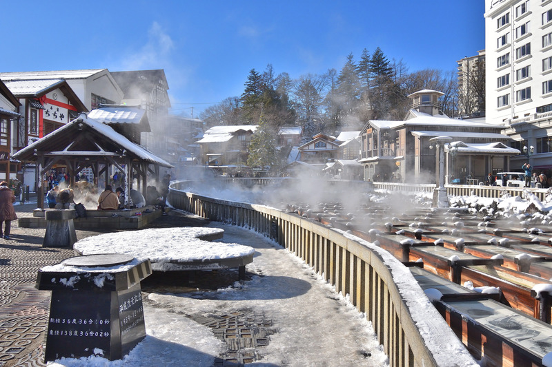 草津温泉 湯畑（提供：草津温泉観光協会）