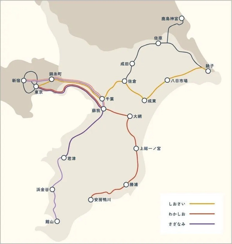 千葉特急マップ