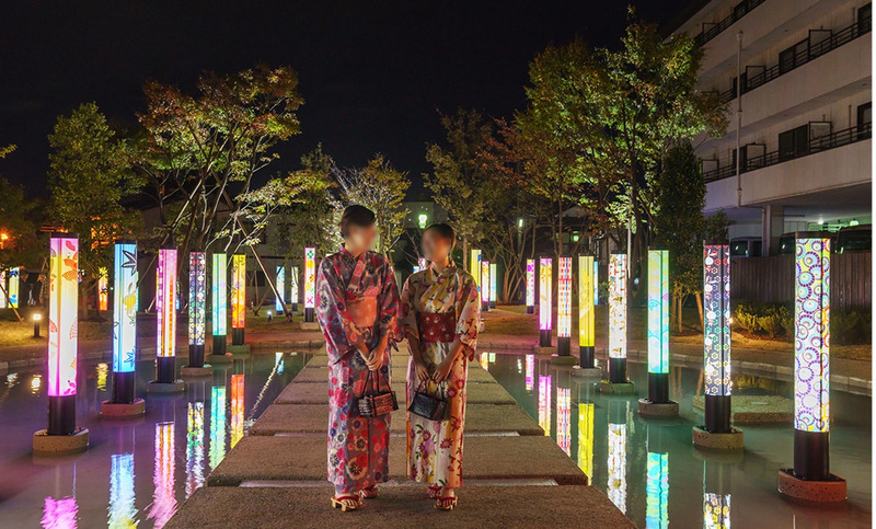 月岡温泉◎ちかたびHP 月あかりの庭より