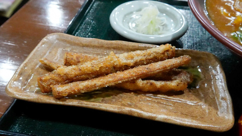 人気おつまみメニューの「ごぼう揚げ」