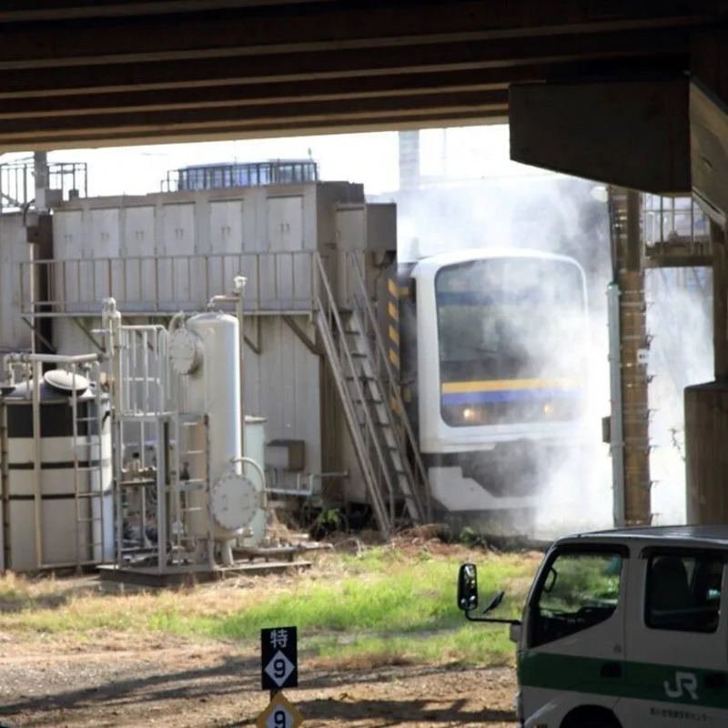 車両洗浄機通過体験