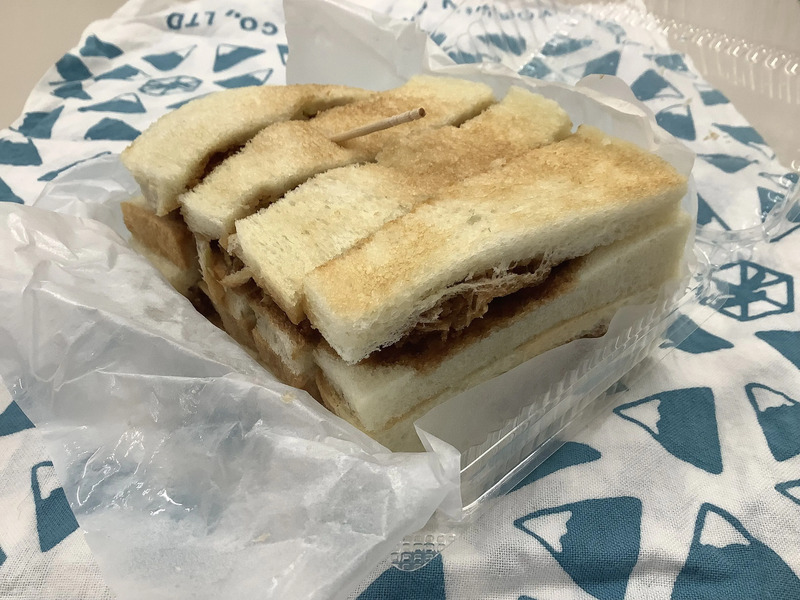 宝亭のカツサンド