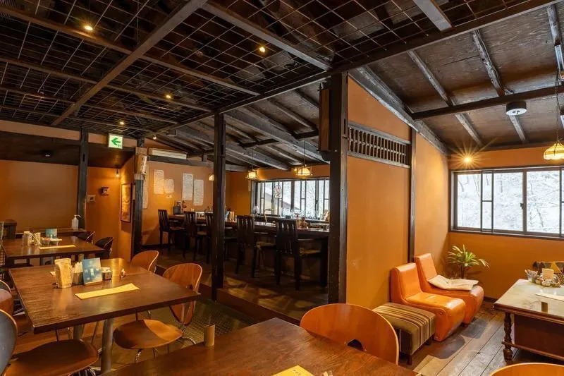 「柏屋カフェ」（提供：四万温泉協会）